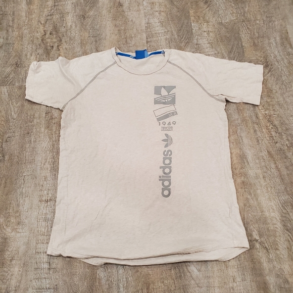 Adidas Originals 1949 White Future Liner Short-sleeved T-shirt Size Large
